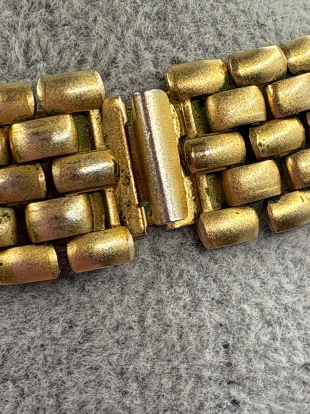 Vintage French Gold-Tone 1970’s Multi-Row Medallion Necklace by Zoom Zoom 16” - Picture 4 of 11